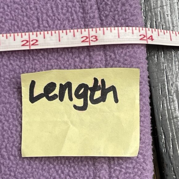 LL Bean Fleece Pullover Womens Small Lavender V Neck Sweater Cozy Winter Casual - Picture 9 of 10